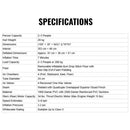 Sea Eagle 385FTA FastTrack 12FT 2- Persons Angler Inflatable Hunter Green Fishing Kayak [385FTAK] (SAK80139)