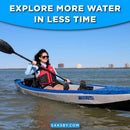 Sea Eagle 393RL RazorLite 1-Person Inflatable Lightweight Kayak With Adjustable Footrests [393RLK] (SAK13961)