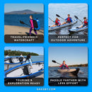 Sea Eagle 393RL RazorLite 1-Person Inflatable Lightweight Kayak With Adjustable Footrests [393RLK] (SAK13961)