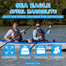 Sea Eagle 473RL RazorLite 2-Person Inflatable Kayak With Adjustable Footrests [473RLK] (SAK98601)