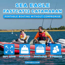 Sea Eagle Boats FastCat12™ Catamaran Inflatable Boat, 13FT [FASTCAT12K] (SAK29684)