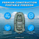 Sea Eagle STS10 Stealth Stalker Frameless Inflatable Fishing Boat, 10FT [STS10K] (SAK59314)