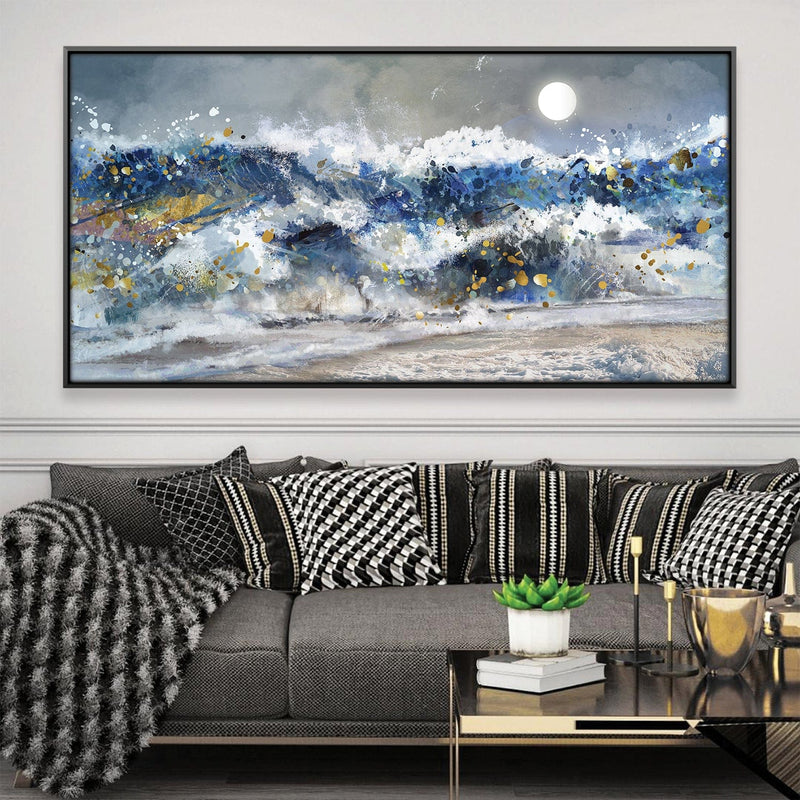 Seafoam Symphony Canvas