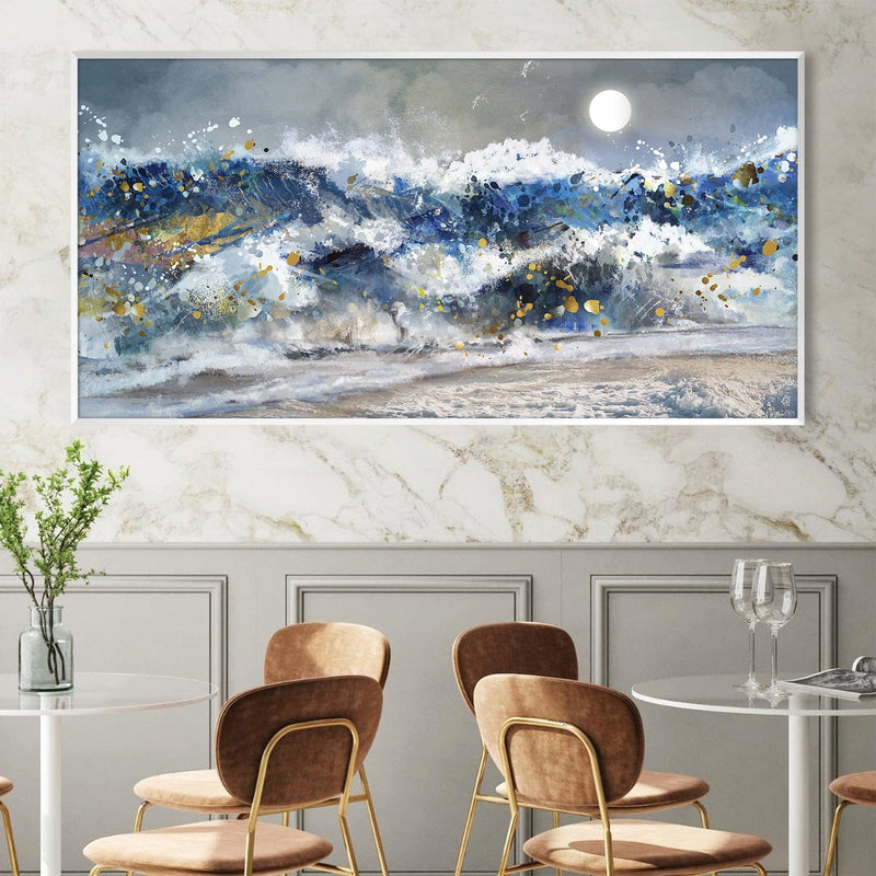 Seafoam Symphony Canvas