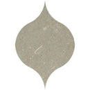 Seagrass Honed Winter Leaf Limestone Wall Decos 4 7/8x6 13/16