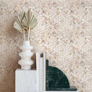 White Beige 11x11 Polished Herringbone Shell Mother of Pearl Mosaic Tile (20 pack, 16.19 sq ft/case)