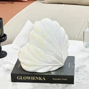 GobekUsa Heart Feather Ceramic Tissue Box Desk Decoration Bedside Paper Towel Case