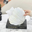 GobekUsa Heart Feather Ceramic Tissue Box Desk Decoration Bedside Paper Towel Case