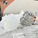 GobekUsa Heart Feather Ceramic Tissue Box Desk Decoration Bedside Paper Towel Case