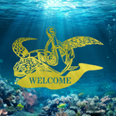 Sea Turtle Anchor Monogram