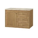 James Martin Laurent 36" Dual Mount Single Bathroom Vanity, Light Natural Oak