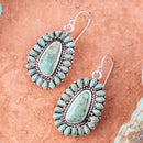 Sedona Blue Turquoise and Sterling Silver Earrings
