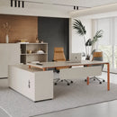 Selby · White L-Shaped Desk