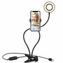 Selfie Ring Light with Adjustable Stand of 8 CM for Makeup and Live Streaming