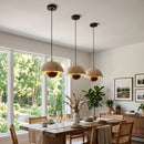 Semicircular Bud Travertine Pendant Lamp