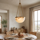 Semicircular Istar Alabaster Chandelier