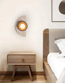Semicircular Travertine Wall Light