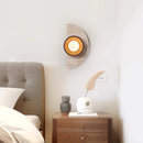 Semicircular Travertine Wall Light