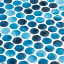 Sena, Penny Round Mosaic - Glass Tile - view 8
