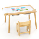 Sensory Table and Chair Set for Kids 2-8 with Foldable Bins by LJGDeals