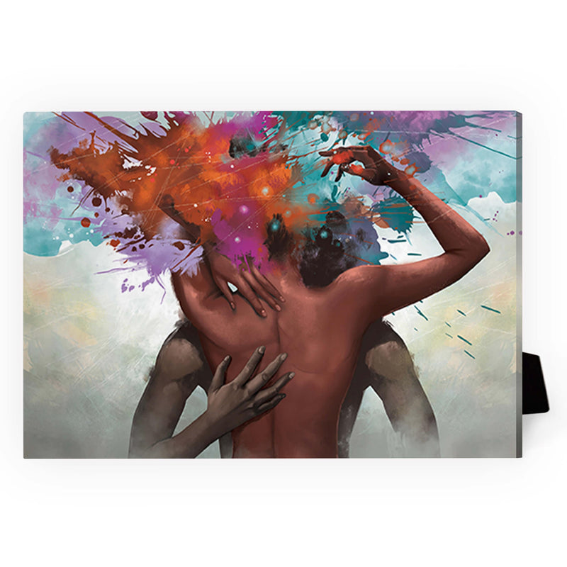 Sensual Embrace Desktop Canvas