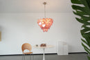 Seraphine Iridescent Pink Disc Chandelier