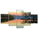 Serene Lake View Canvas - 5 Panel