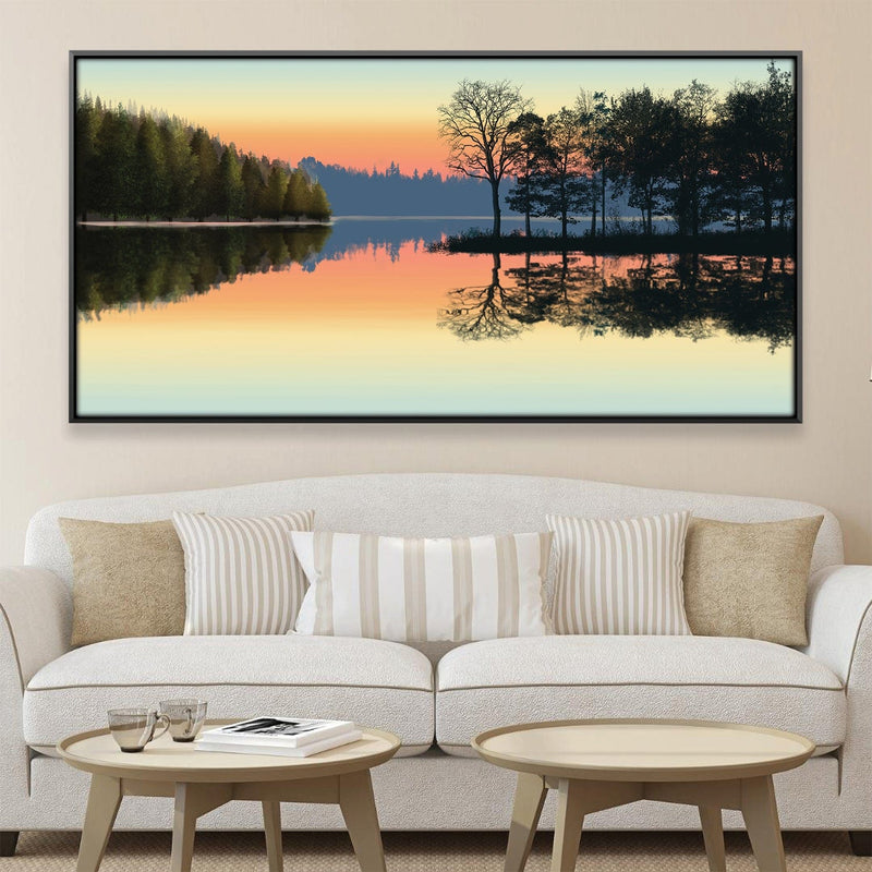 Serene Lakeview Canvas