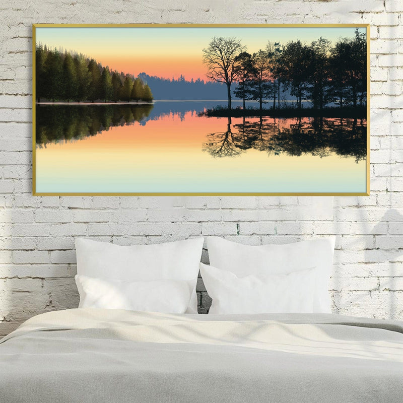 Serene Lakeview Canvas