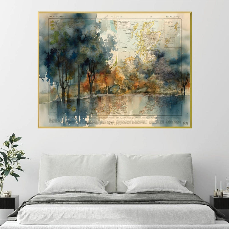 Serene Mountain Lake Canvas