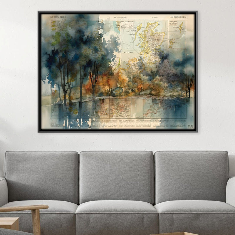 Serene Mountain Lake Canvas