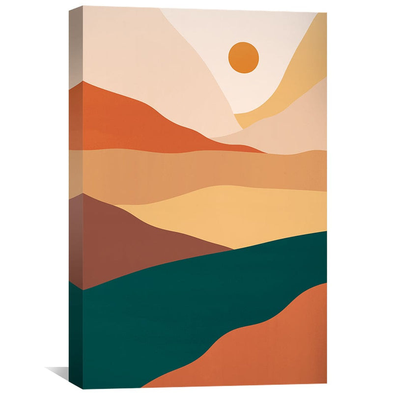 Serene Mountain Landscape Canvas