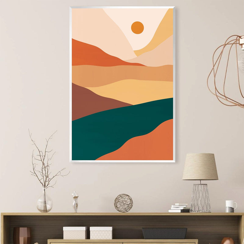 Serene Mountain Landscape Canvas