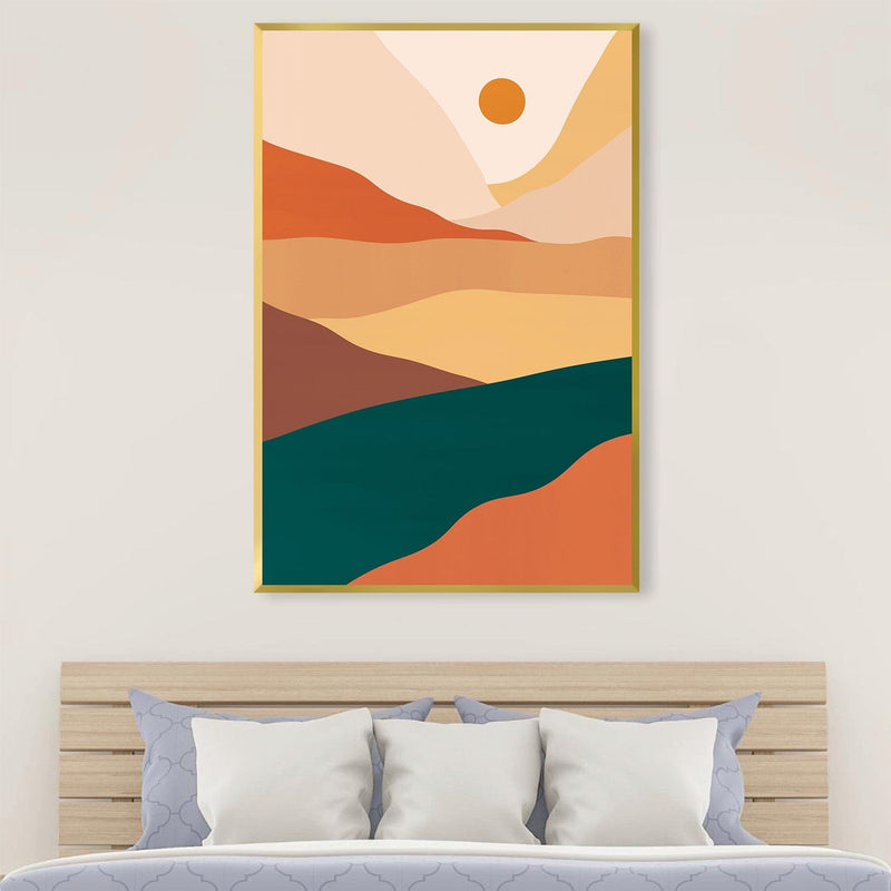 Serene Mountain Landscape Canvas