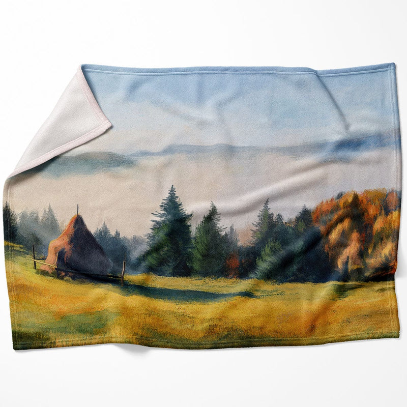 Serene Mountains Blanket