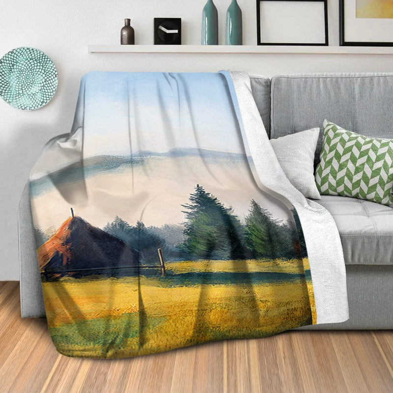 Serene Mountains Blanket