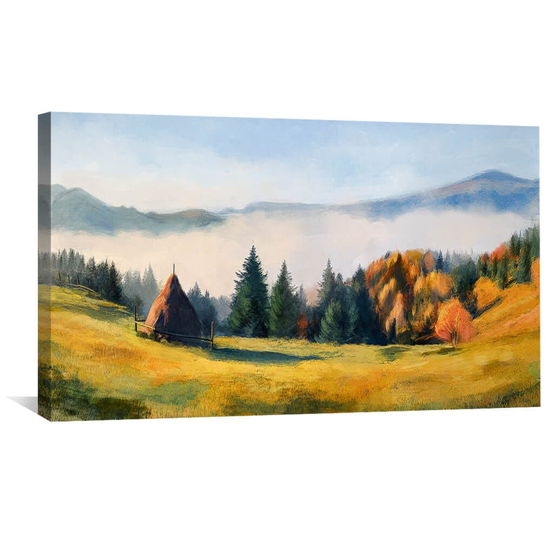 Serene Mountains Canvas