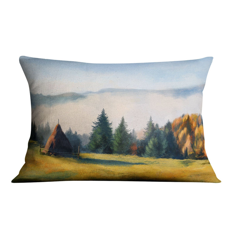 Serene Mountains Cushion