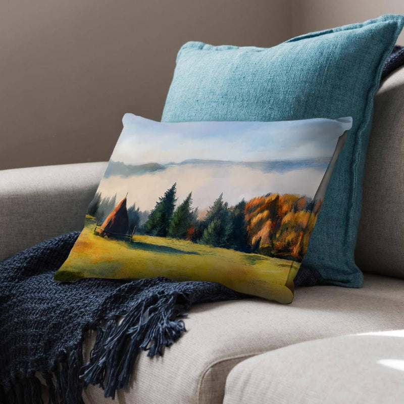 Serene Mountains Cushion