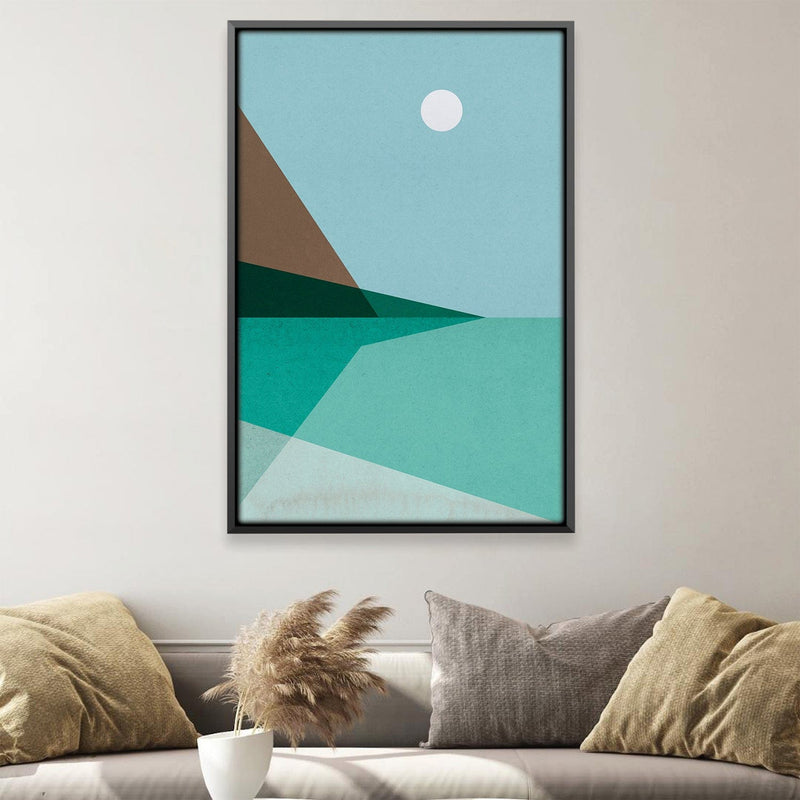 Serene Shore Landscape Canvas