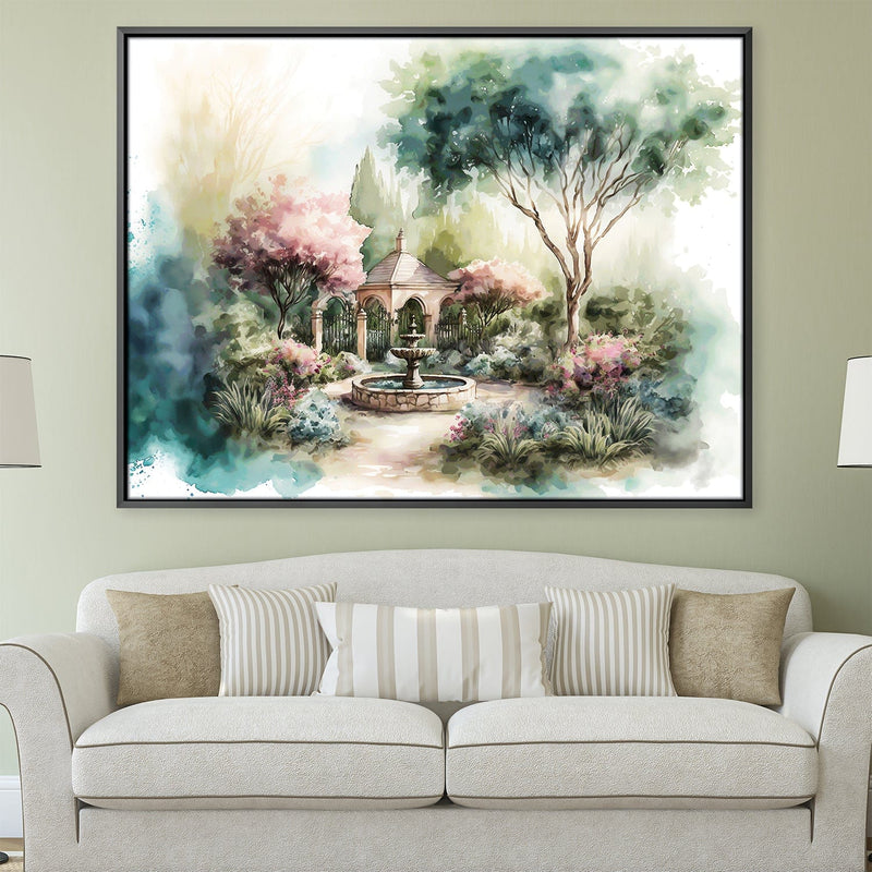 Serene Watercolors Canvas