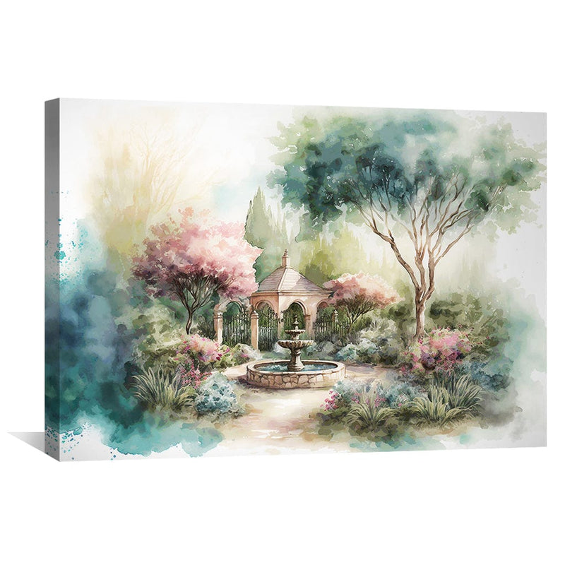 Serene Watercolors Canvas