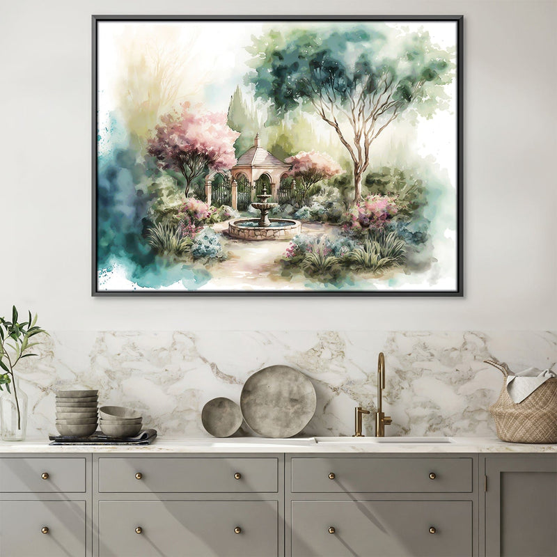 Serene Watercolors Canvas