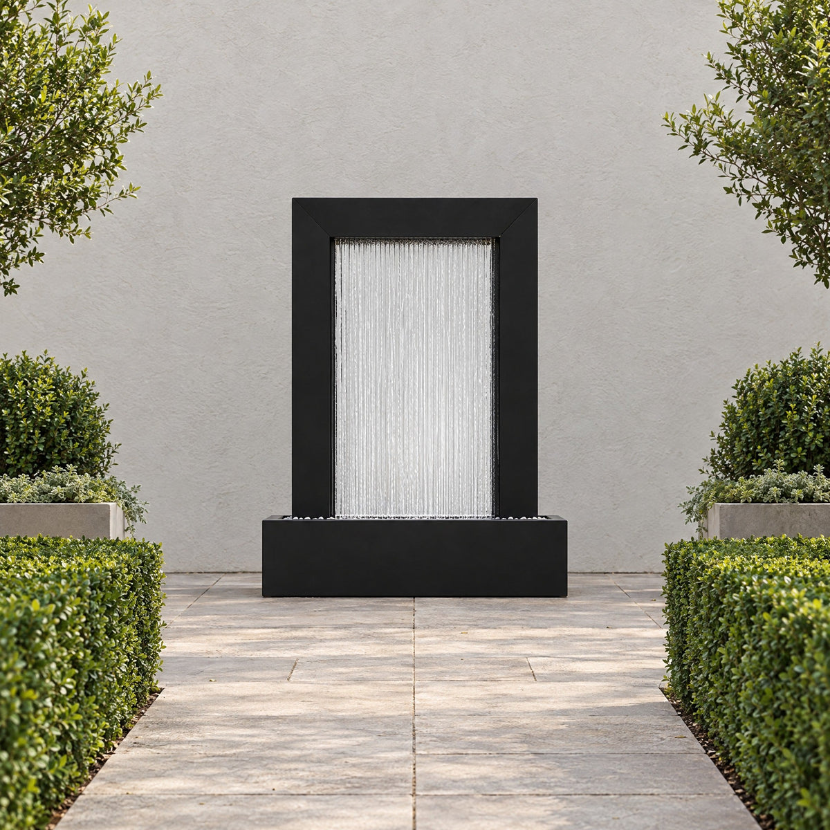 Serenity Frame Rain Curtain Fountain, photo 22 of 28