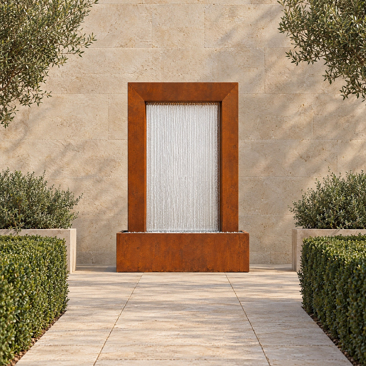 Serenity Frame Rain Curtain Fountain, photo 13 of 28
