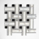 Serenity Honed Tangled Marble Mosaics 12x12