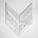 Serenity Honed Trapeze Marble Mosaics 10x13