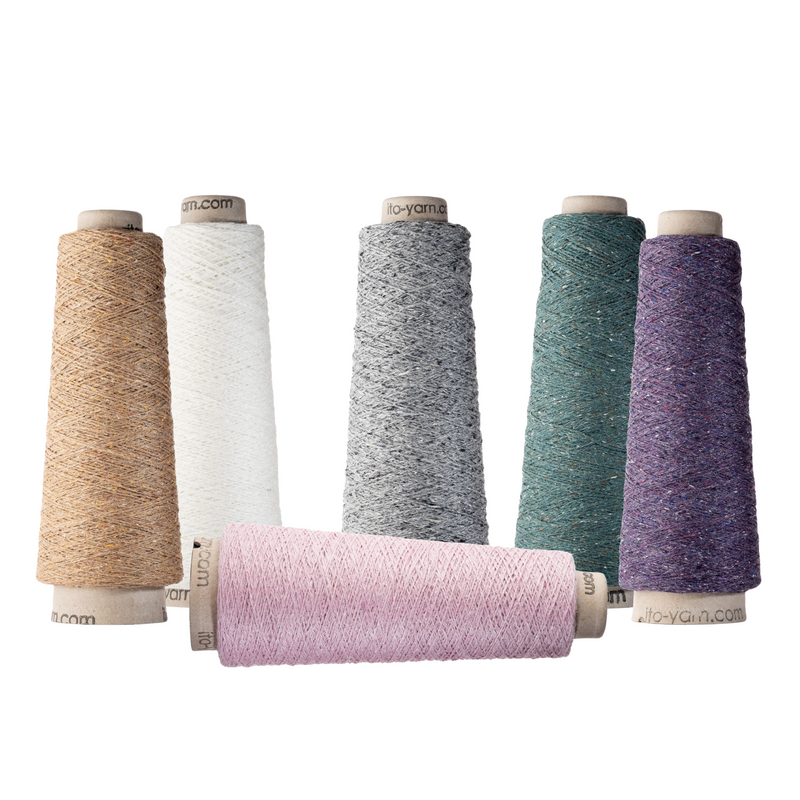 Organic Silk Noil Weaving Yarn Cone