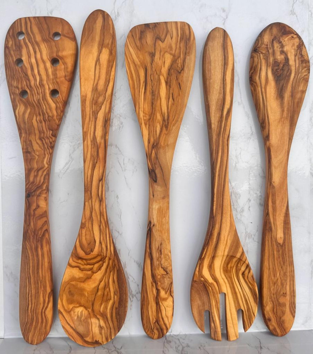 Olive Wood Kitchen Servers Set -5 pcs, photo 2 of 8