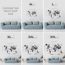 Bundle: Colored Map and Airplanes Pins